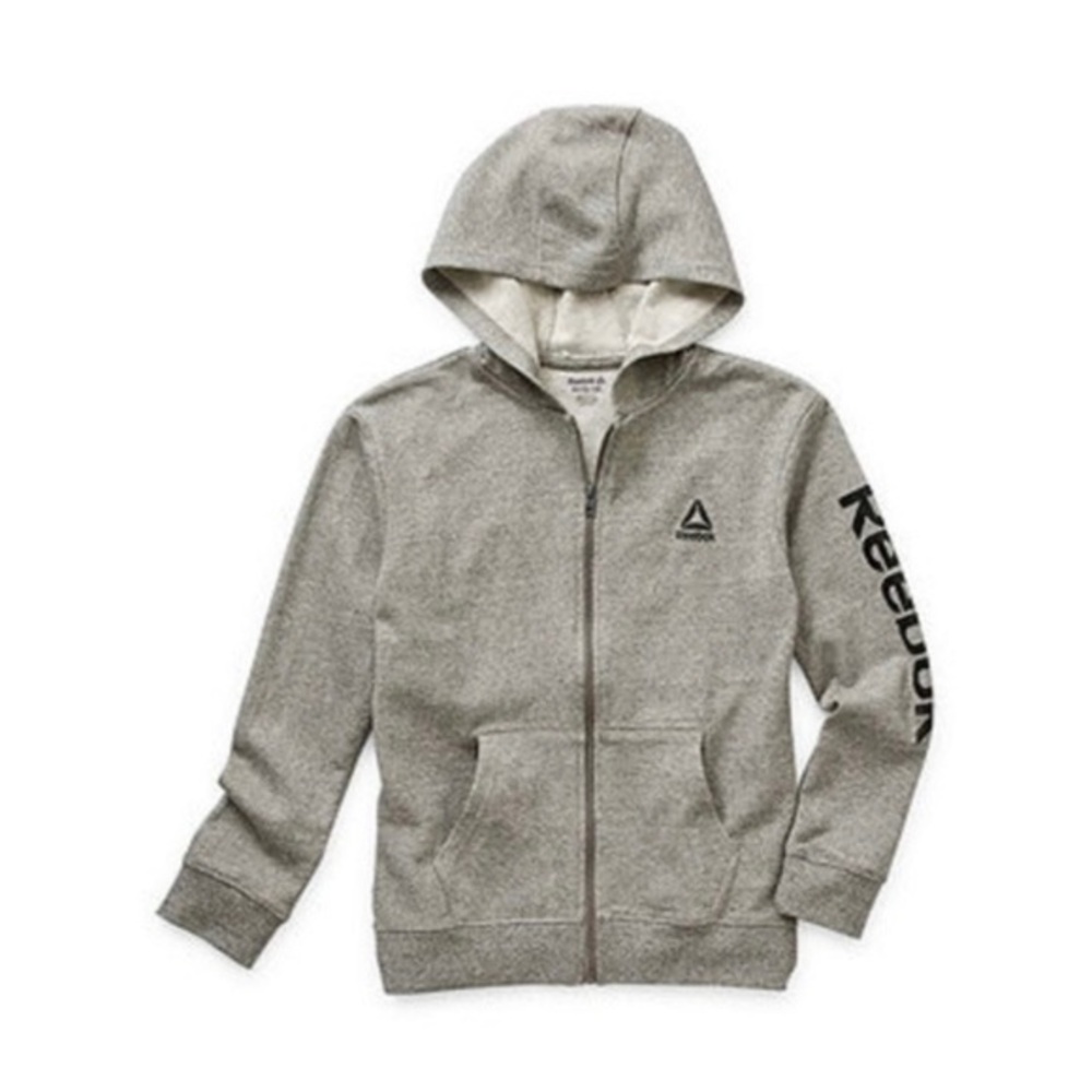 NWT. REEBOK Boys Zip Up Sweatshirt